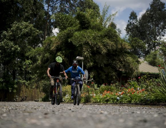 Biking in Musanze